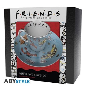 Product detail of Friends Hrnek s podšálkem 300 ml - Pattern