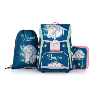 Product detail of Oxybag Školní set 3 dílný premium - Unicorn 2023