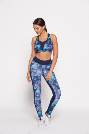 Product detail of Sportovní podprsenka 35245 - Henderson ladies tm. modrá-barevný potisk S
