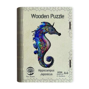 Product detail of Wooden puzzle Hippocampus Japonicus A4 - EPEE