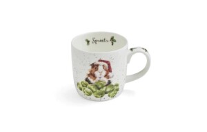 Product detail of Vánoční porcelánový hrnek Wrendale Designs &quot;Sprouts&quot; - Morče 310 ml