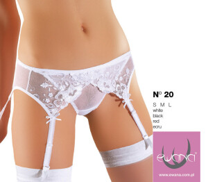 Product detail of Dámský podvazkový Podvazkový pás N020 - EWANA černá XL
