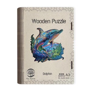 Product detail of Dřevěné puzzle/Delfín A3 - EPEE