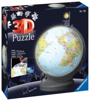 Product detail of 3D Puzzle-Ball: Svítící globus 540 dílků
