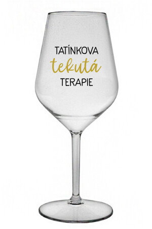 Product detail of TATÍNKOVA TEKUTÁ TERAPIE - čirá nerozbitná sklenice na víno 470 ml