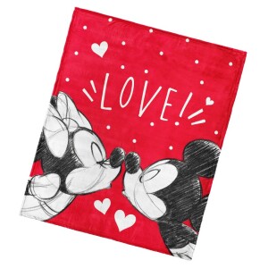 Product detail of Dětská deka Mickey a Minnie Mouse Love 130x160 cm