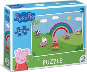 Product detail of Puzzle Prasátko Peppa: Duhové radovánky 60 dílků