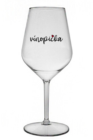 Product detail of VÍNOPIČKA - čirá nerozbitná sklenice na víno 470 ml