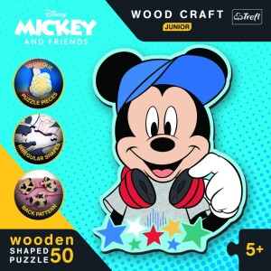 Product detail of Puzzle Wood Craft Junior Ve světě Mickeh - Tolo