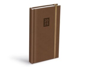 Product detail of Denní diář 2025 PU beige s gumkou