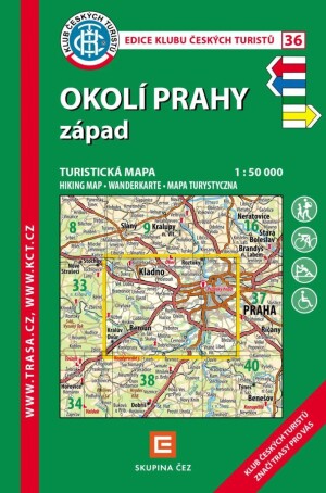 Product detail of KČT 36 Okolí Prahy západ, 8.  vydání