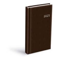 Product detail of Denní diář 2025 PVC dark brown