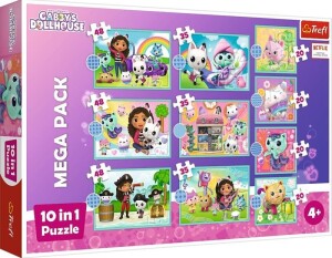Product detail of Puzzle Gábinin kouzelný domek MEGA PACK 10v1 - Trigano