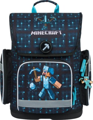 Product detail of BAAGL Školní aktovka Ergo Minecraft Blue Axe