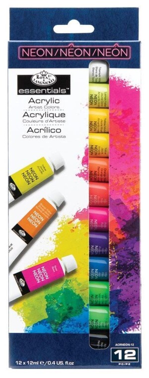 Product detail of Royal &amp; Langnickel Akrylové barvy neon 12 x 12 ml
