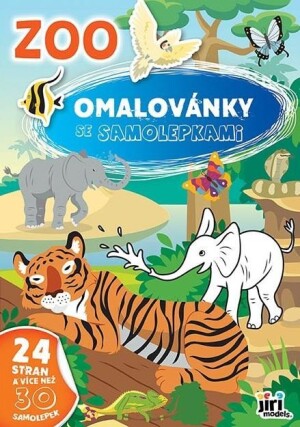 Product detail of ZOO - Omalovánky A4 se samolepkami