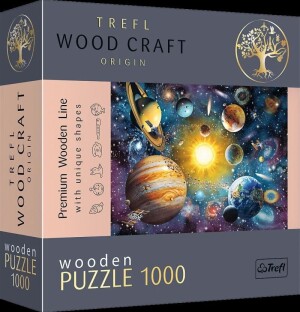 Product detail of Trefl Wood Craft Origin Puzzle Cesta sluneční soustavou 1000 dílků