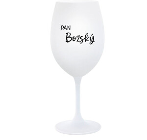 Product detail of PAN BOŽSKÝ  - bílá  sklenice na víno 350 ml