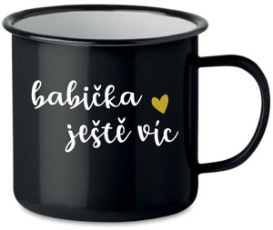 Product detail of BABIČKA JEŠTĚ VÍC - černý plecháček 350 ml