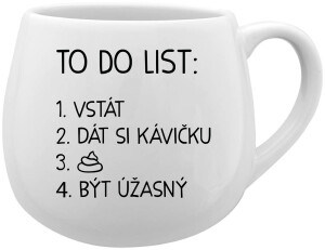 Product detail of TO DO LIST:  BÝT ÚŽASNÝ - bílý keramický hrníček 300 ml