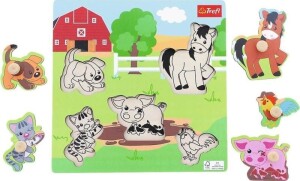 Product detail of Trefl Dřevěná vkládačka Farma