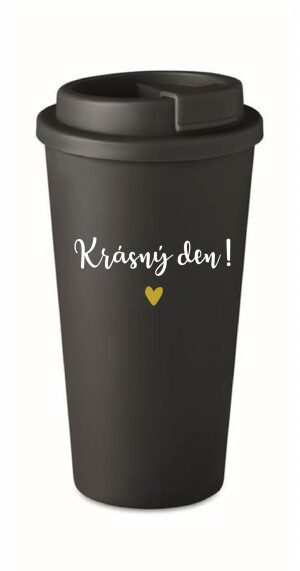 Product detail of KRÁSNÝ DEN! - černý termohrnek 475 ml