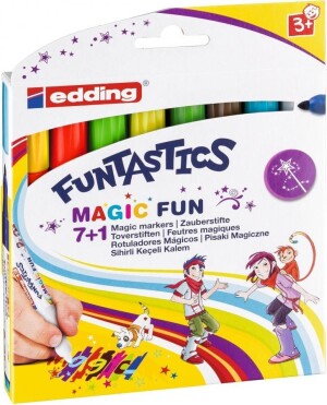 Product detail of Edding Dětské fixy Funtastics Magic Fun 13, sada 8 barev pro menší děti