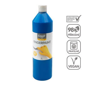 Product detail of Creall prstová barva, 750 ml, modrá