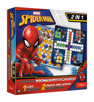Product detail of Trefl Spiderman, 2v1: Člověče, nezlob se a Hadi a žebříky - TOMI