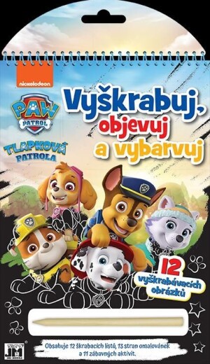 Product detail of Tlapková patrola - Vyškrabuj, objevuj, vybarvuj