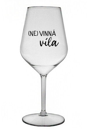 Product detail of (NE)VINNÁ VÍLA - čirá nerozbitná sklenice na víno 470 ml