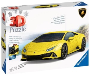 Product detail of 3D Puzzle: Lamborghini Huracán EVO žluté 108 dílků