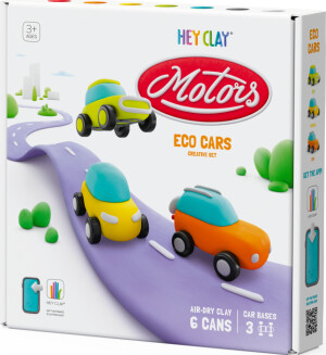Product detail of Hey Clay Kreativní sada - Eco auta - TM Toys
