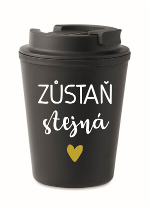 Product detail of ZŮSTAŇ STEJNÁ - černý termohrnek 300 ml