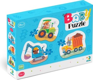 Product detail of Baby puzzle Doprava 3v1 (2,3,4 dílků)