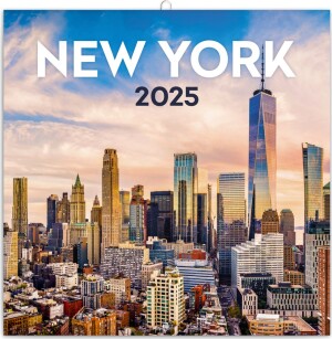 Product detail of Kalendář 2025 poznámkový: New York, 30 × 30 cm