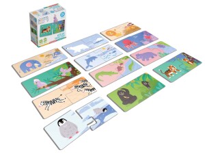 Product detail of KukiKuk Véééliké puzzle duo Kde bydlí zvířátka