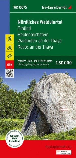Product detail of Severní Waldviertel a 1:50 000 / turistická a cykloturistická mapa