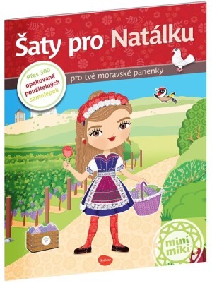 Product detail of Šaty pro Natálku - 300 samolepek pro tvé moravské panenky - Ema Potužníková