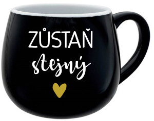 Product detail of ZŮSTAŇ STEJNÝ - černý keramický hrníček 300 ml
