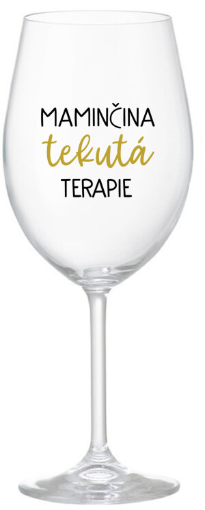 Product detail of MAMINČINA TEKUTÁ TERAPIE - čirá sklenice na víno 350 ml