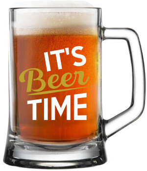 Product detail of IT'S BEER TIME - pivní sklenice 0,5 l