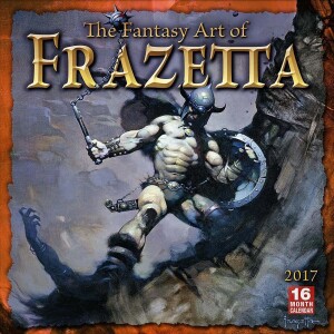 Product detail of Frazetta 2017 kalendář - Frazetta, Frank
