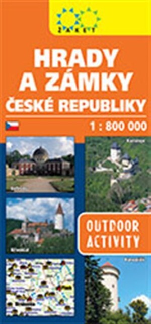 Product detail of Hrady a zámky České republiky 1:800 000, 5.  vydání