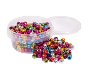 Product detail of Playbox Korálky metalické barvy/300ks (fialová, stříbrná, zlatá, měděná, zelená, modrá)