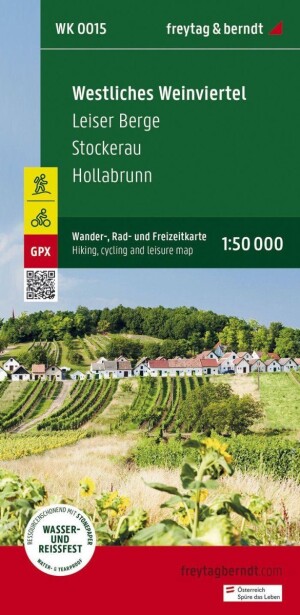 Product detail of Západní Weinviertel 1:50 000 / turistická, cyklistická a rekreační mapa