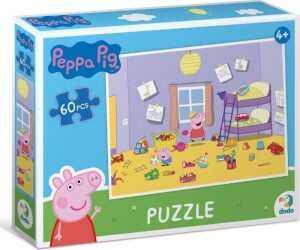 Product detail of Puzzle Prasátko Peppa: Hrátky v pokojíčku 60 dílků
