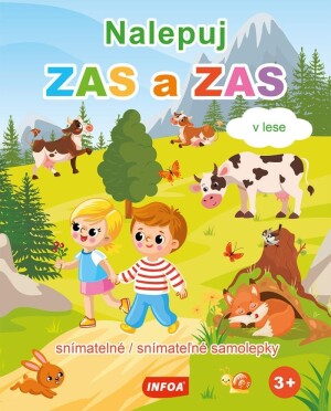 Product detail of Nalepuj ZAS a ZAS V lese - snímatelné / snímateľné samolepky
