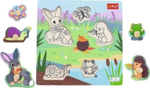 Product detail of Trefl Dřevěná vkládačka Louka