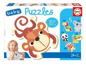 Product detail of Baby puzzle Divoká zvěř 5v1